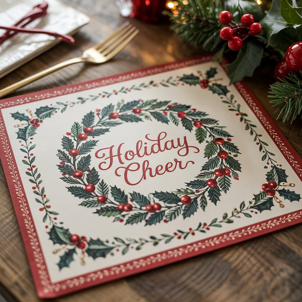 Holiday Placemats | Custom Table Decor for Every Celebration