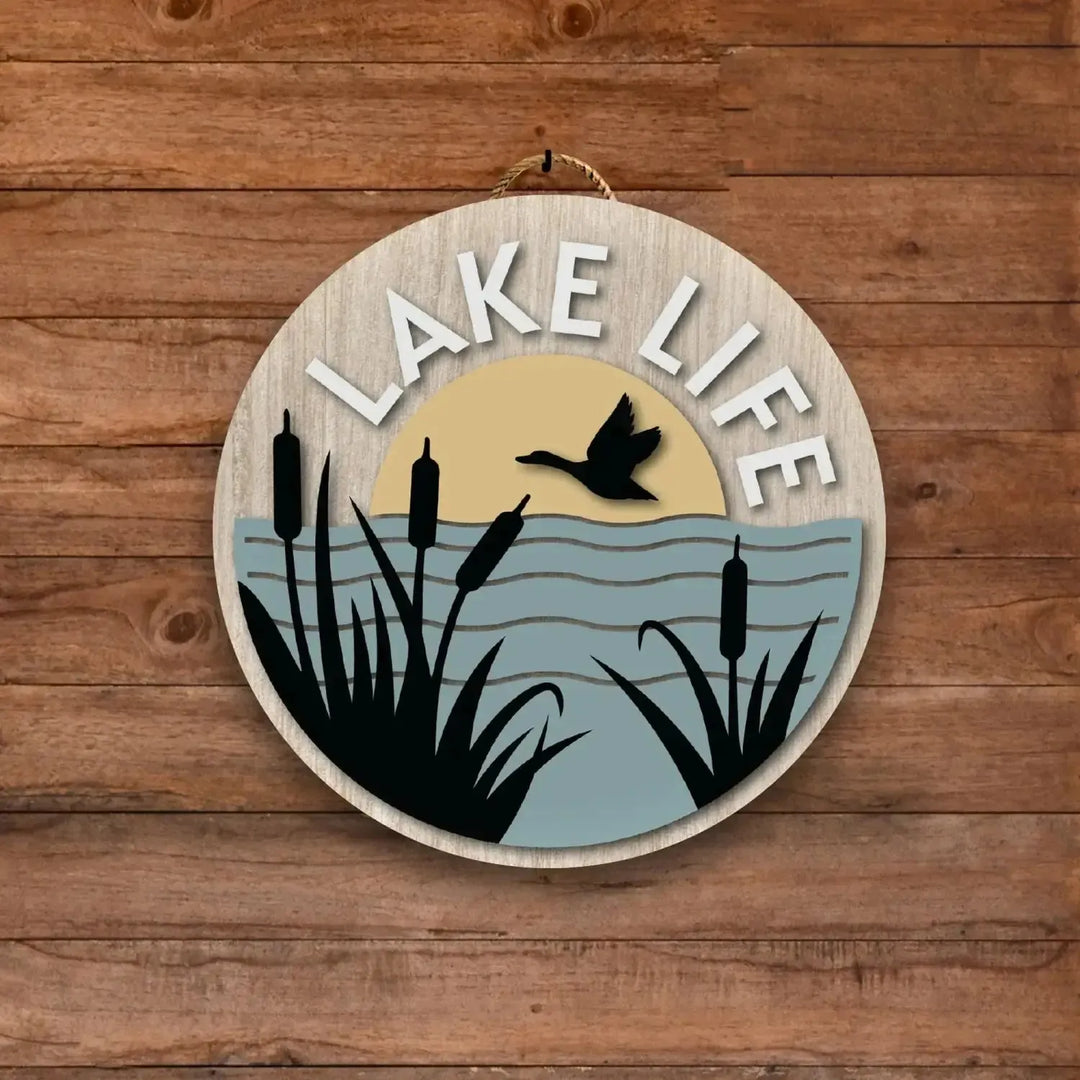 Custom Lake House Décor – Personalized Cabin & Waterfront Signs - iCustomLabel