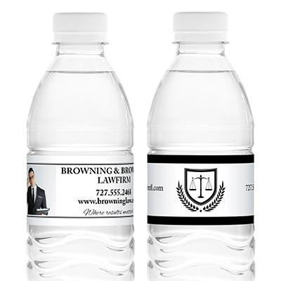 Law & Attorney Water Bottle Labels