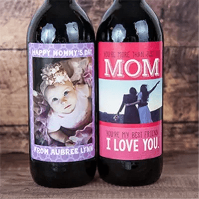 Mothers Day Wine Labels - iCustomLabel