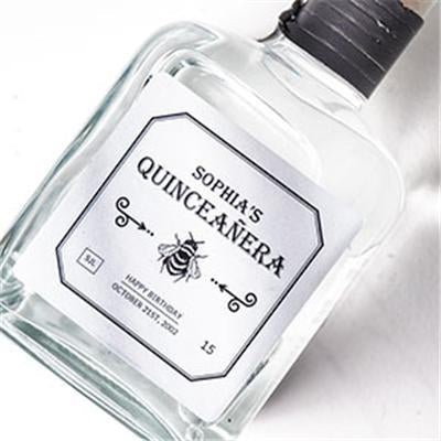 Quinceanera Liquor Labels - iCustomLabel