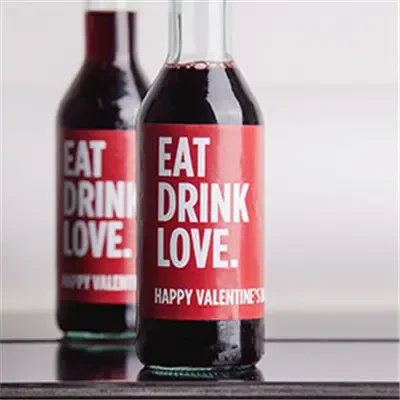 Valentines Day Mini Wine Labels