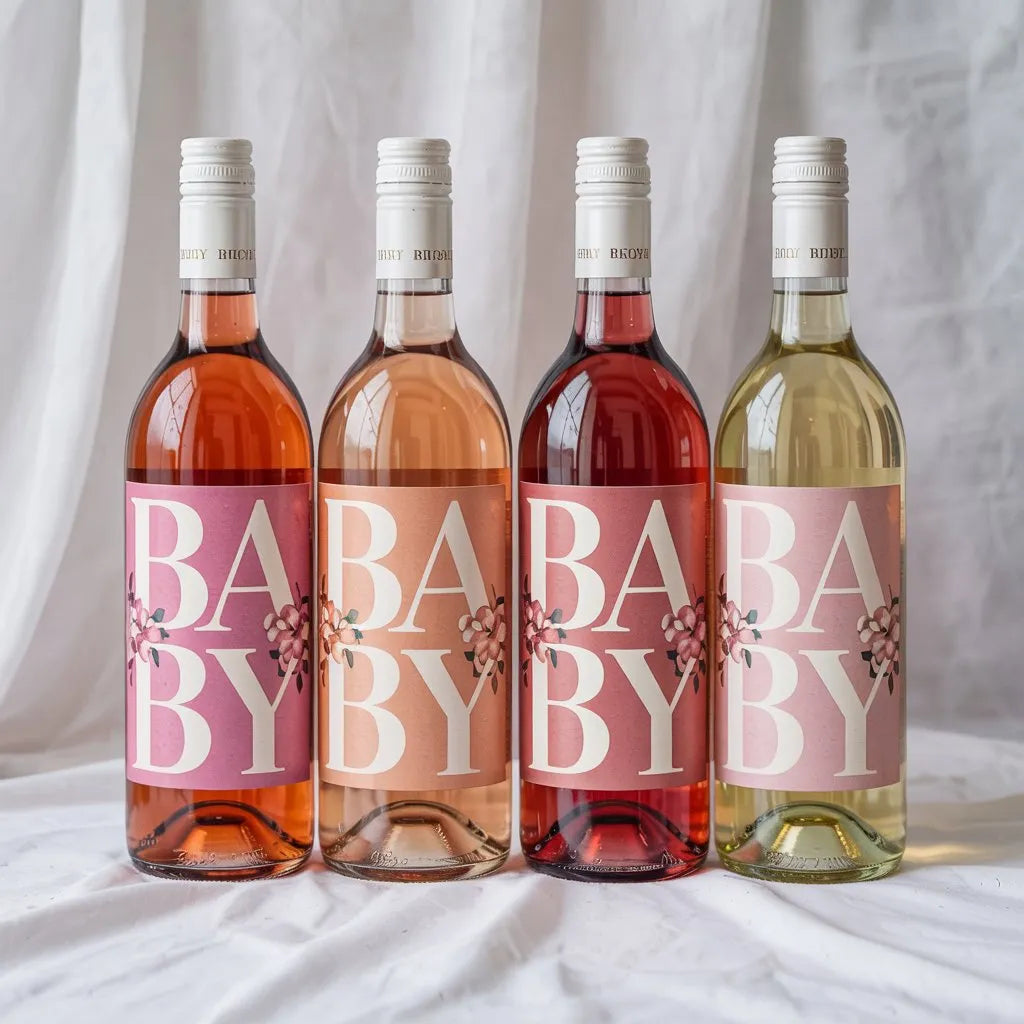 Wine Label Sets | Custom Wine Stickers for Gifts & Events - iCustomLabel