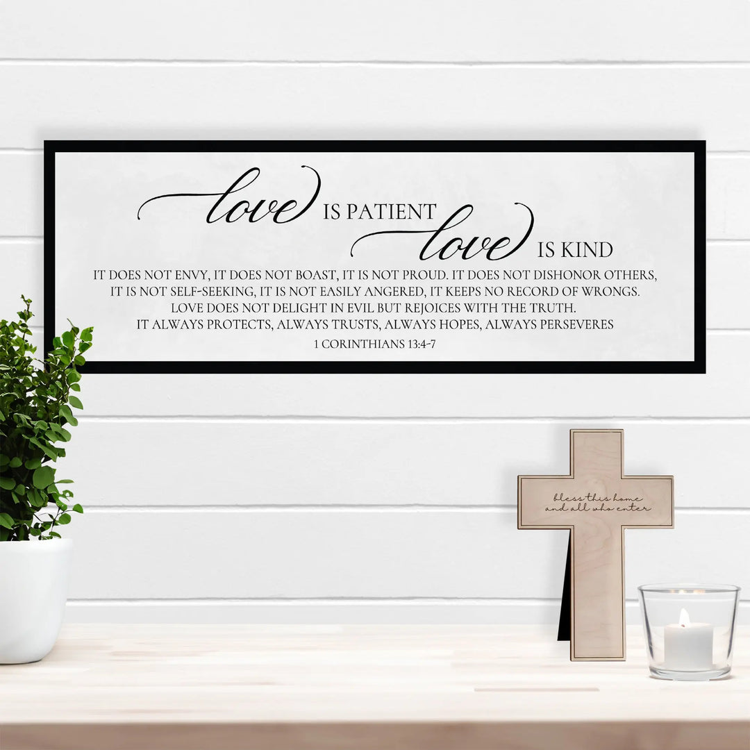 1 Corinthians Scripture Wall Decor - iCustomLabel