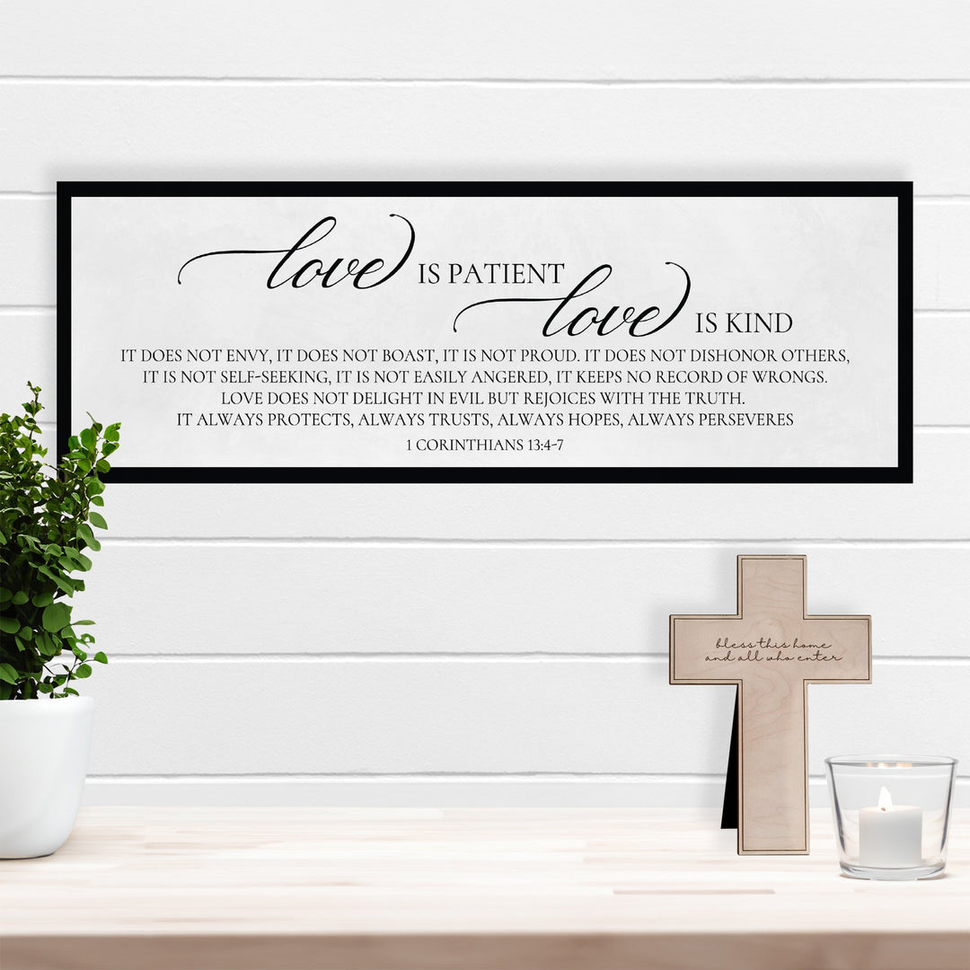 1 Corinthians Scripture Wall Decor - iCustomLabel