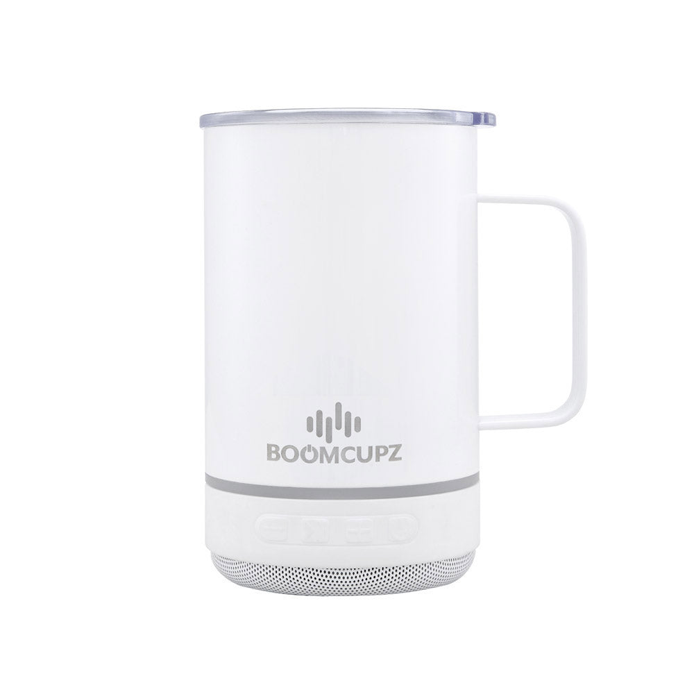 Custom Engraved Music Mugz Bluetooth Speaker Mug – 10oz Insulated Stainless Steel Cup