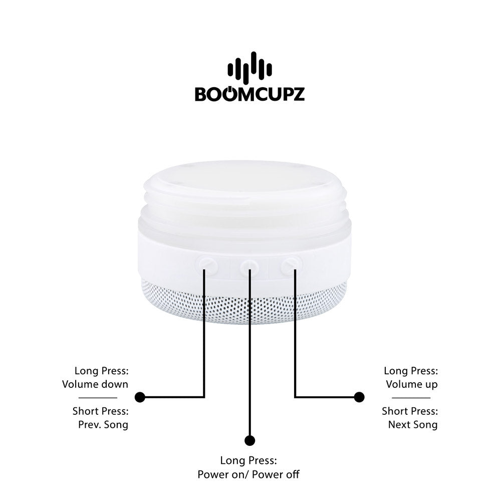 Custom Engraved Music Mugz Bluetooth Speaker Mug – 10oz Insulated Stainless Steel Cup