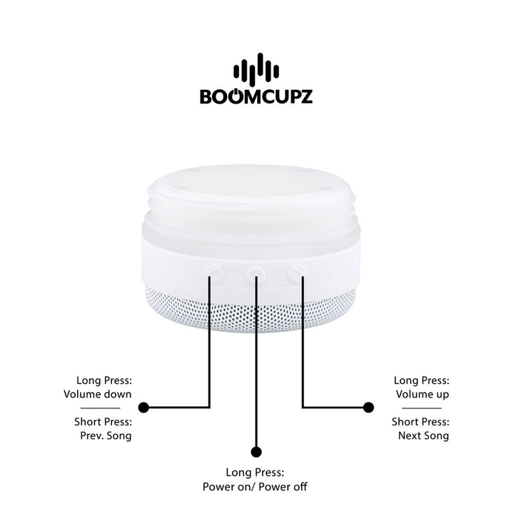 Custom Engraved Music Mugz Bluetooth Speaker Mug – 10oz Insulated Stainless Steel Cup