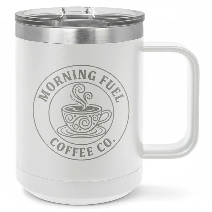15oz Insulated Stainless Steel Mug | Customizable Blank Travel Mug