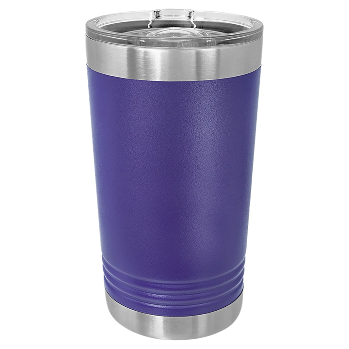 16 oz. Polar Camel Insulated Stainless Steel Pint Glass with Slider Lid – Available in 17 Vibrant Colors