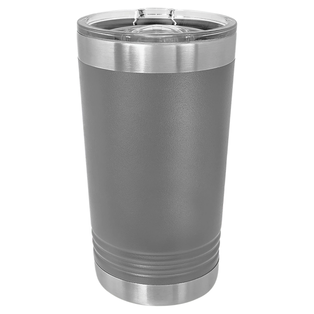 16 oz. Polar Camel Insulated Stainless Steel Pint Glass with Slider Lid – Available in 17 Vibrant Colors