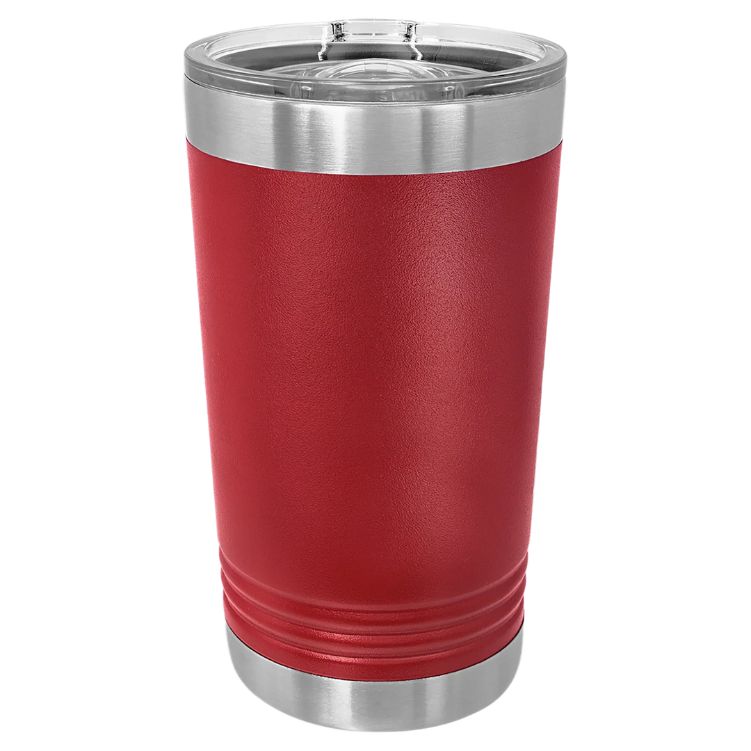 16 oz. Polar Camel Insulated Stainless Steel Pint Glass with Slider Lid – Available in 17 Vibrant Colors