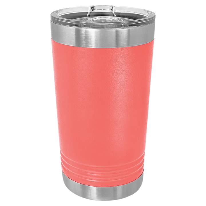 16 oz. Polar Camel Insulated Stainless Steel Pint Glass with Slider Lid – Available in 17 Vibrant Colors