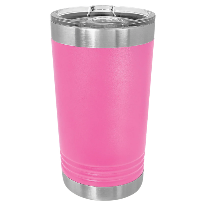 16 oz. Polar Camel Insulated Stainless Steel Pint Glass with Slider Lid – Available in 17 Vibrant Colors