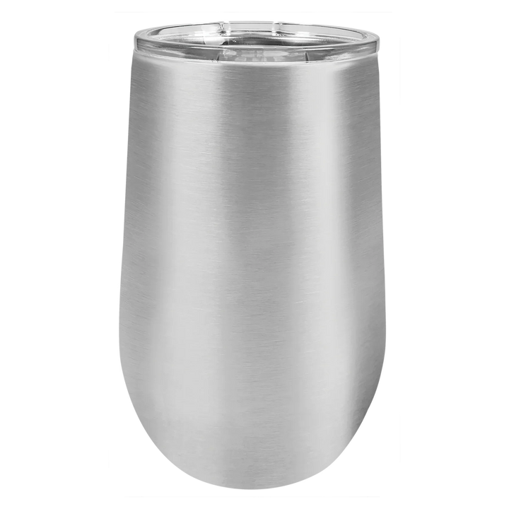 16 oz - Vacuum Insulated Stemless Wine Tumbler with Lid