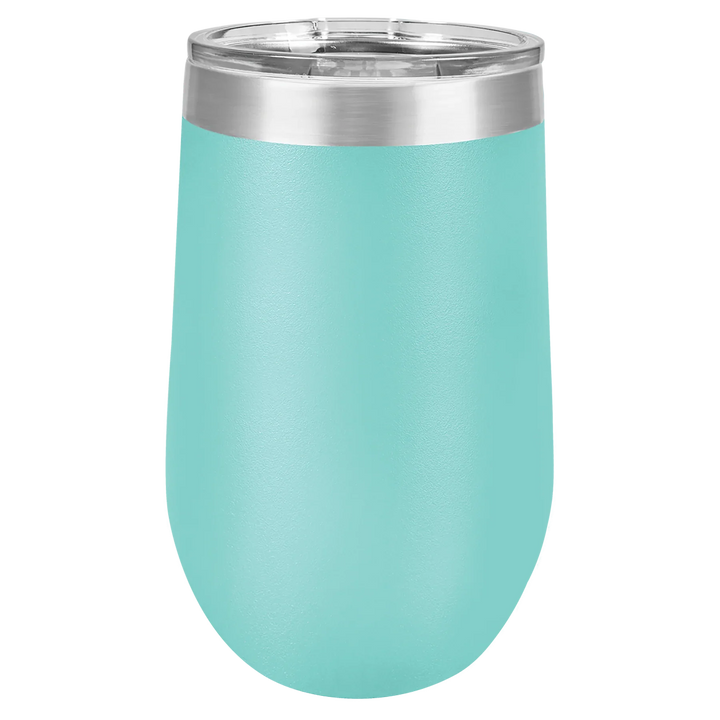 16 oz - Vacuum Insulated Stemless Wine Tumbler with Lid