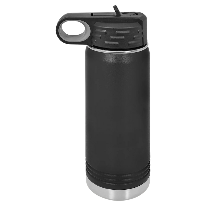 20 oz Water Bottle - Customizable Bottle with Flip Lid
