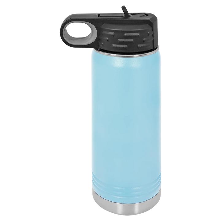 20 oz Water Bottle - Customizable Bottle with Flip Lid