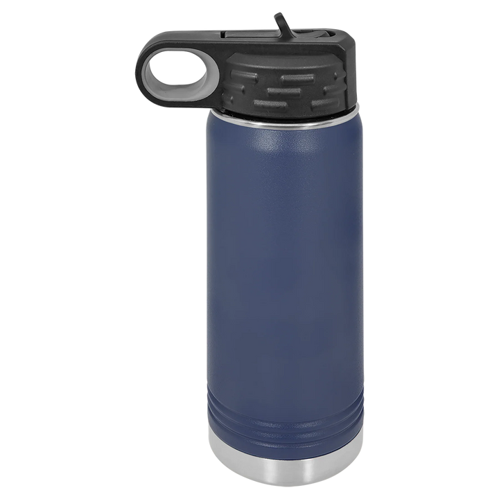 20 oz Water Bottle - Customizable Bottle with Flip Lid
