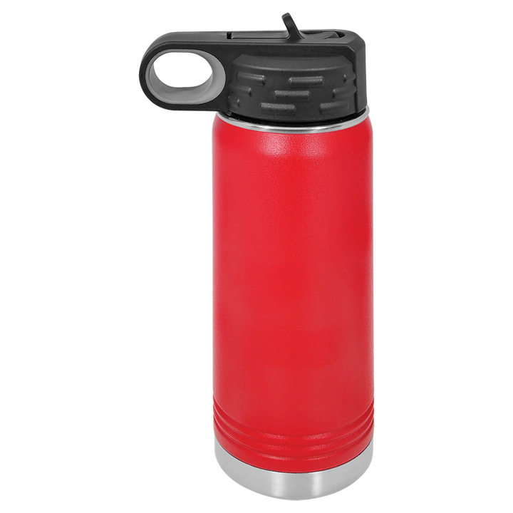 20 oz Water Bottle - Customizable Bottle with Flip Lid