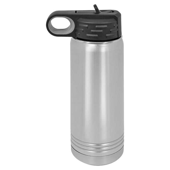 20 oz Water Bottle - Customizable Bottle with Flip Lid