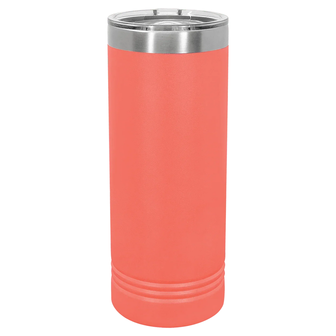 22 oz. Polar Camel Skinny Tumbler with Slider Lid – Stylish Insulated Drinkware Gift - iCustomLabel
