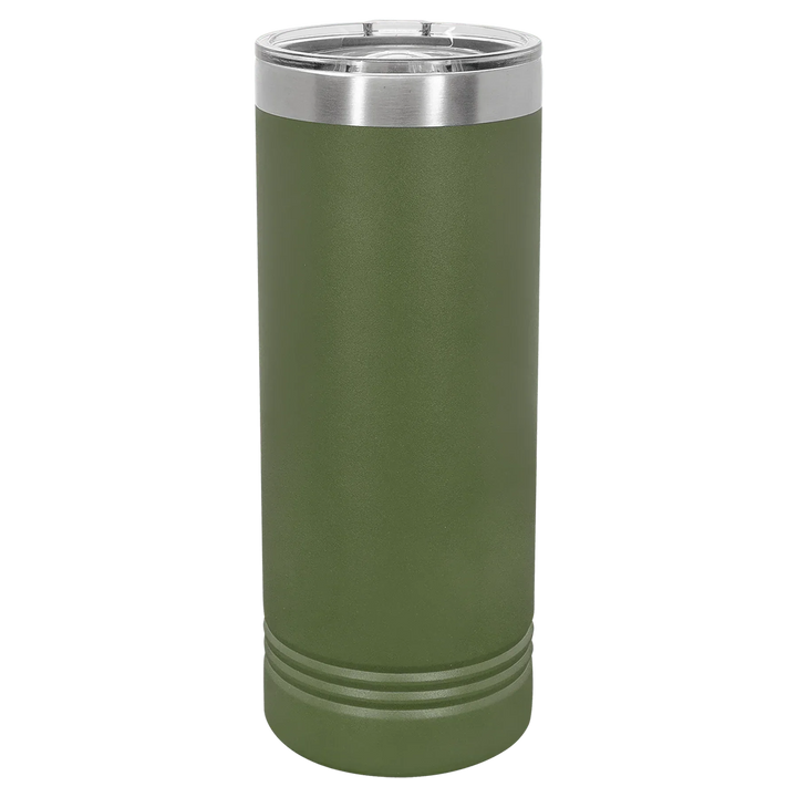 22 oz. Polar Camel Skinny Tumbler with Slider Lid – Stylish Insulated Drinkware Gift - iCustomLabel