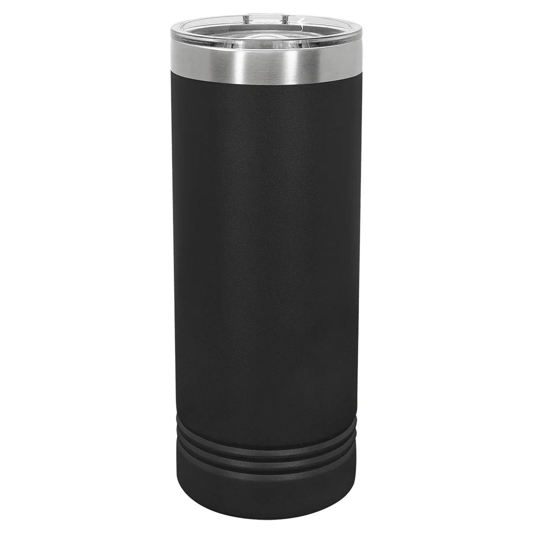 22 oz. Polar Camel Skinny Tumbler with Slider Lid – Stylish Insulated Drinkware Gift - iCustomLabel