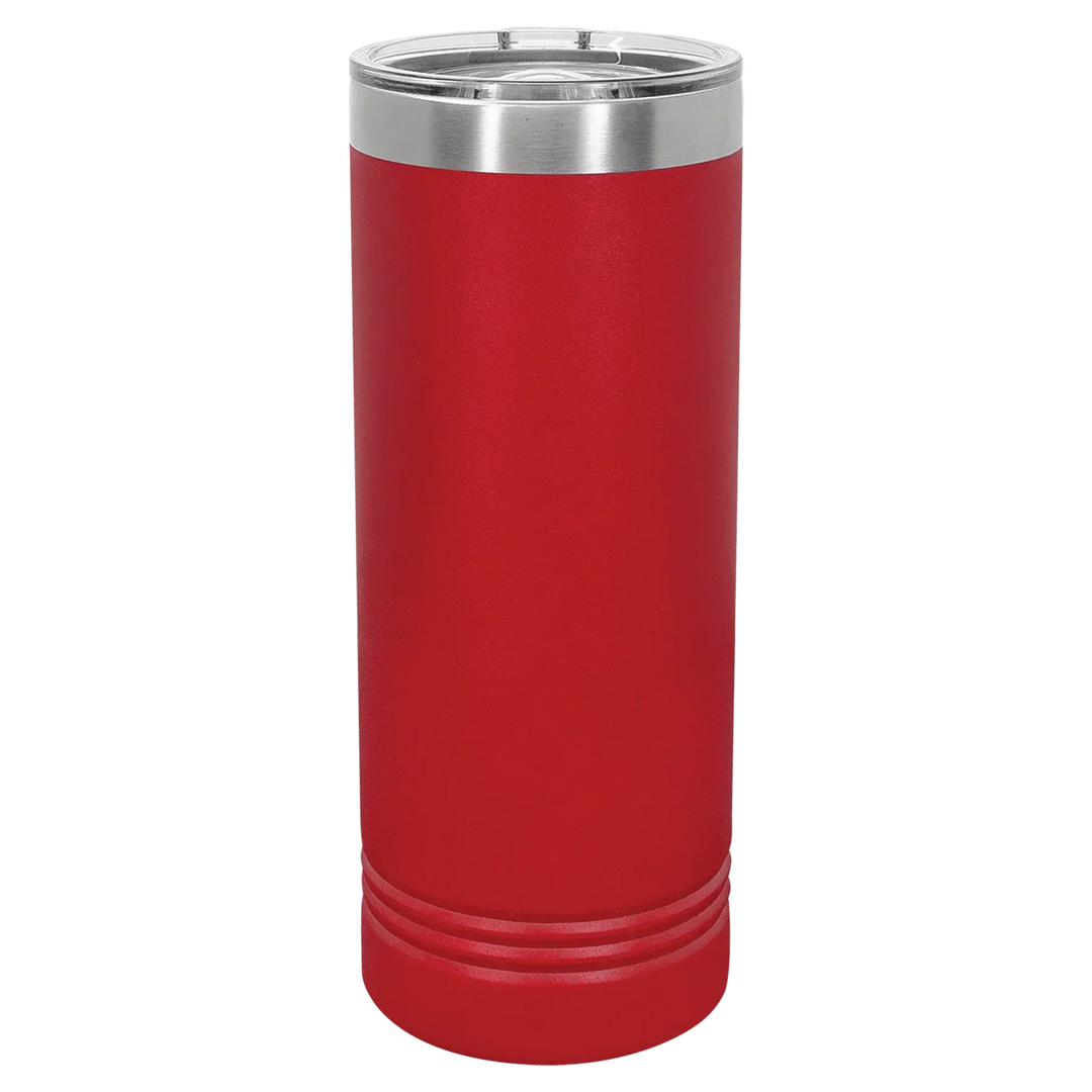 22 oz. Polar Camel Skinny Tumbler with Slider Lid – Stylish Insulated Drinkware Gift - iCustomLabel