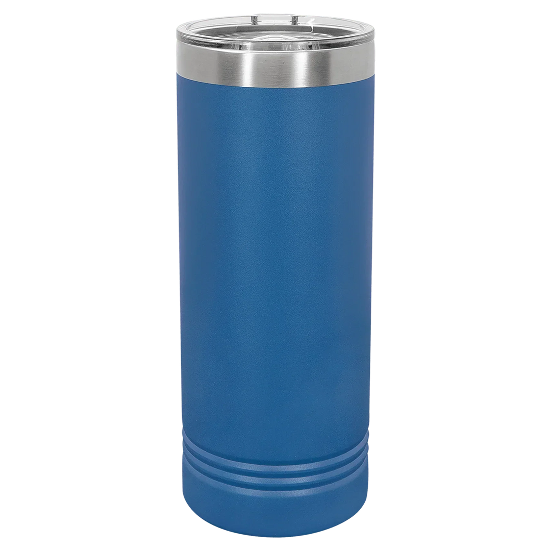 22 oz. Polar Camel Skinny Tumbler with Slider Lid – Stylish Insulated Drinkware Gift - iCustomLabel