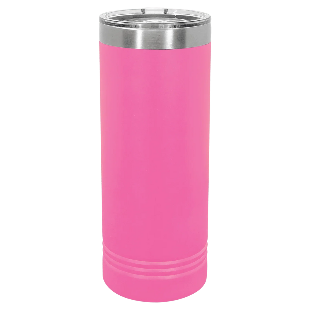22 oz. Polar Camel Skinny Tumbler with Slider Lid – Stylish Insulated Drinkware Gift - iCustomLabel
