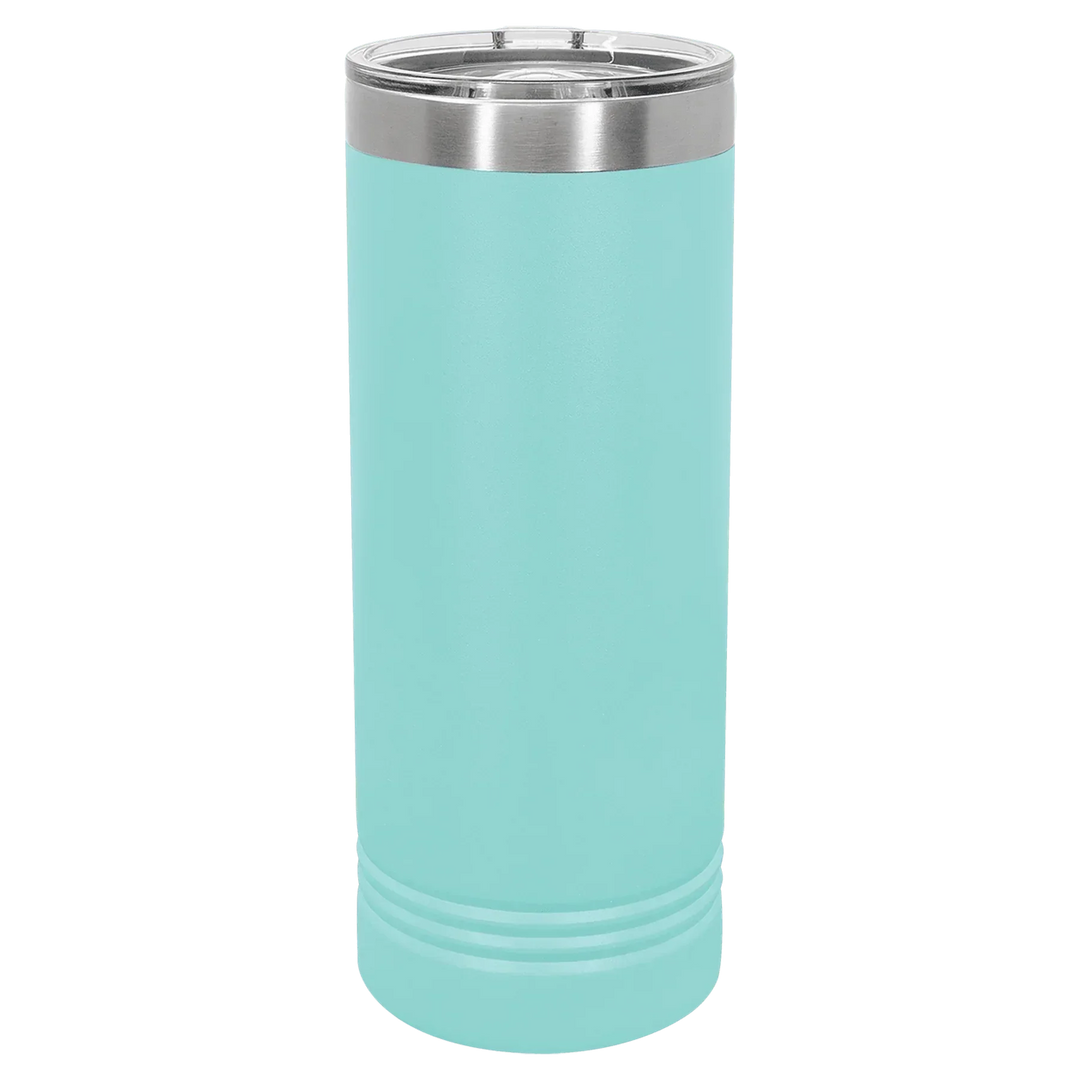 22 oz. Polar Camel Skinny Tumbler with Slider Lid – Stylish Insulated Drinkware Gift - iCustomLabel