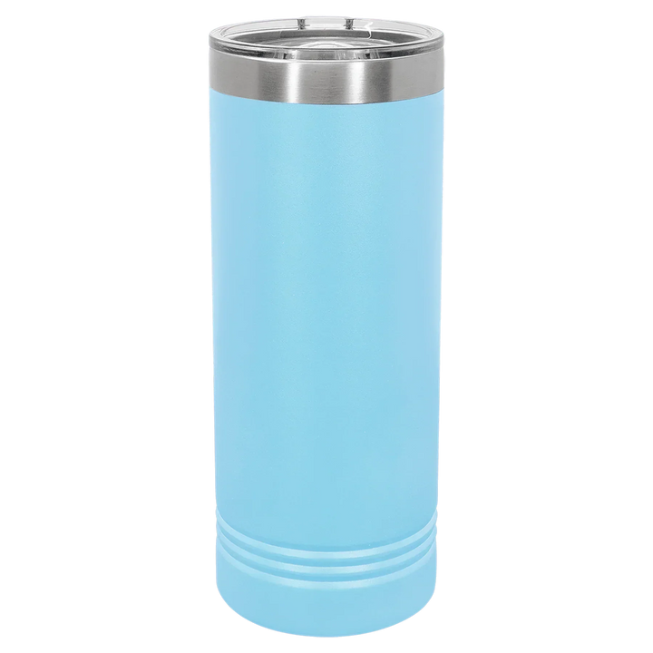22 oz. Polar Camel Skinny Tumbler with Slider Lid – Stylish Insulated Drinkware Gift - iCustomLabel