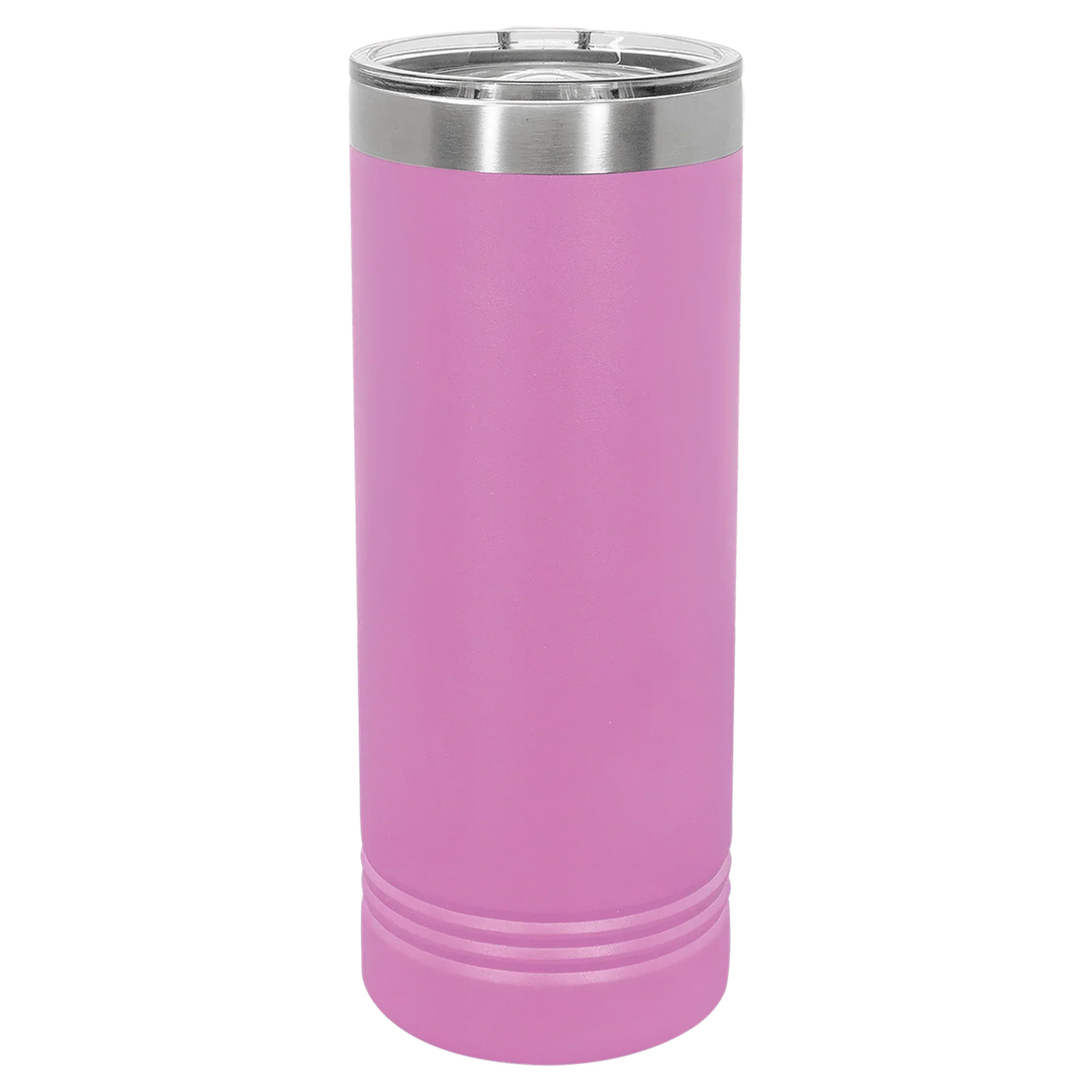 22 oz. Polar Camel Skinny Tumbler with Slider Lid – Stylish Insulated Drinkware Gift - iCustomLabel