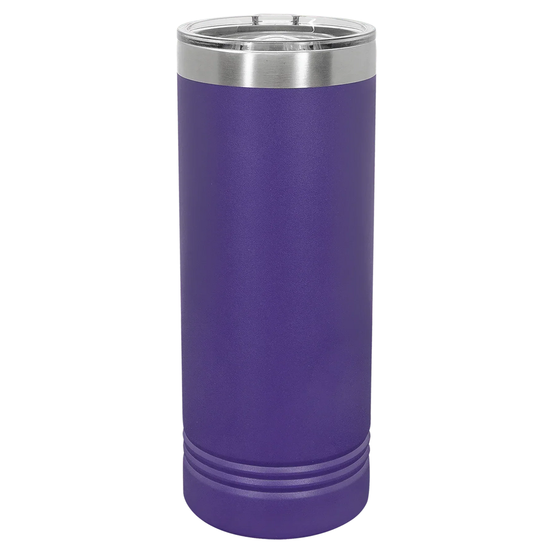 22 oz. Polar Camel Skinny Tumbler with Slider Lid – Stylish Insulated Drinkware Gift - iCustomLabel