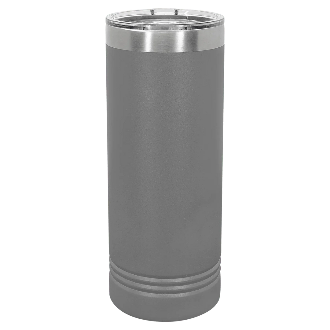 22 oz. Polar Camel Skinny Tumbler with Slider Lid – Stylish Insulated Drinkware Gift - iCustomLabel