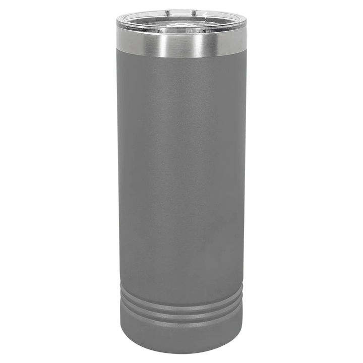 22 oz. Polar Camel Skinny Tumbler with Slider Lid – Stylish Insulated Drinkware Gift - iCustomLabel