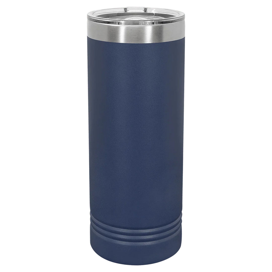 22 oz. Polar Camel Skinny Tumbler with Slider Lid – Stylish Insulated Drinkware Gift - iCustomLabel