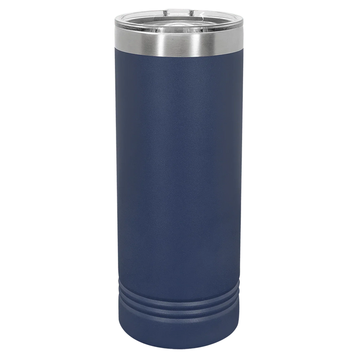 22 oz. Polar Camel Skinny Tumbler with Slider Lid – Stylish Insulated Drinkware Gift - iCustomLabel