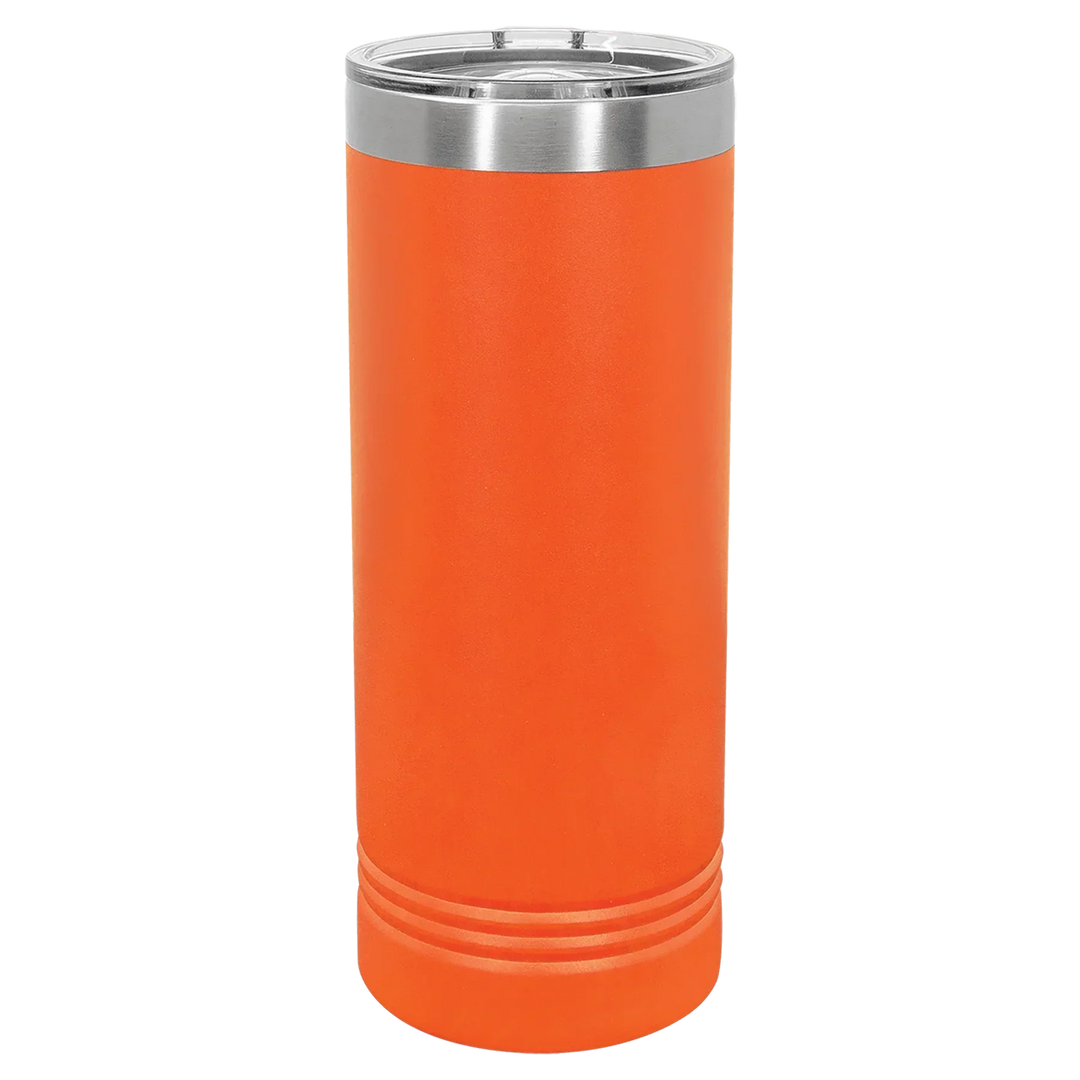 22 oz. Polar Camel Skinny Tumbler with Slider Lid – Stylish Insulated Drinkware Gift - iCustomLabel