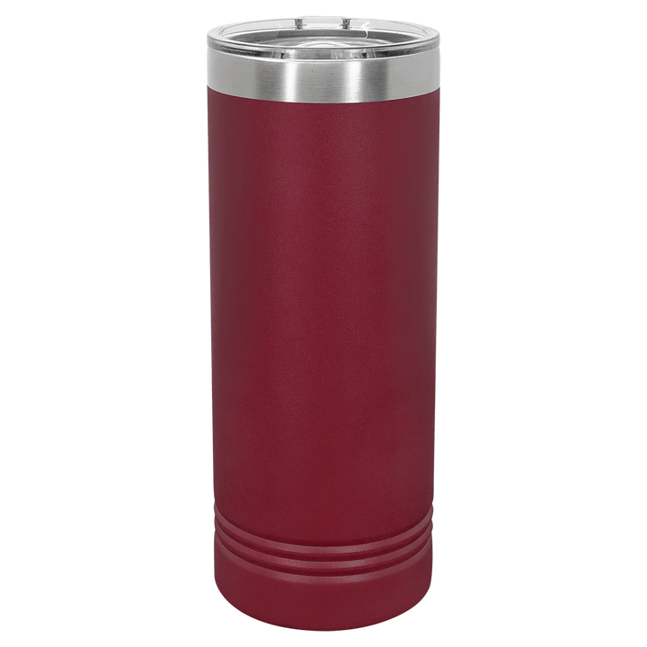 22 oz. Polar Camel Skinny Tumbler with Slider Lid – Stylish Insulated Drinkware Gift - iCustomLabel