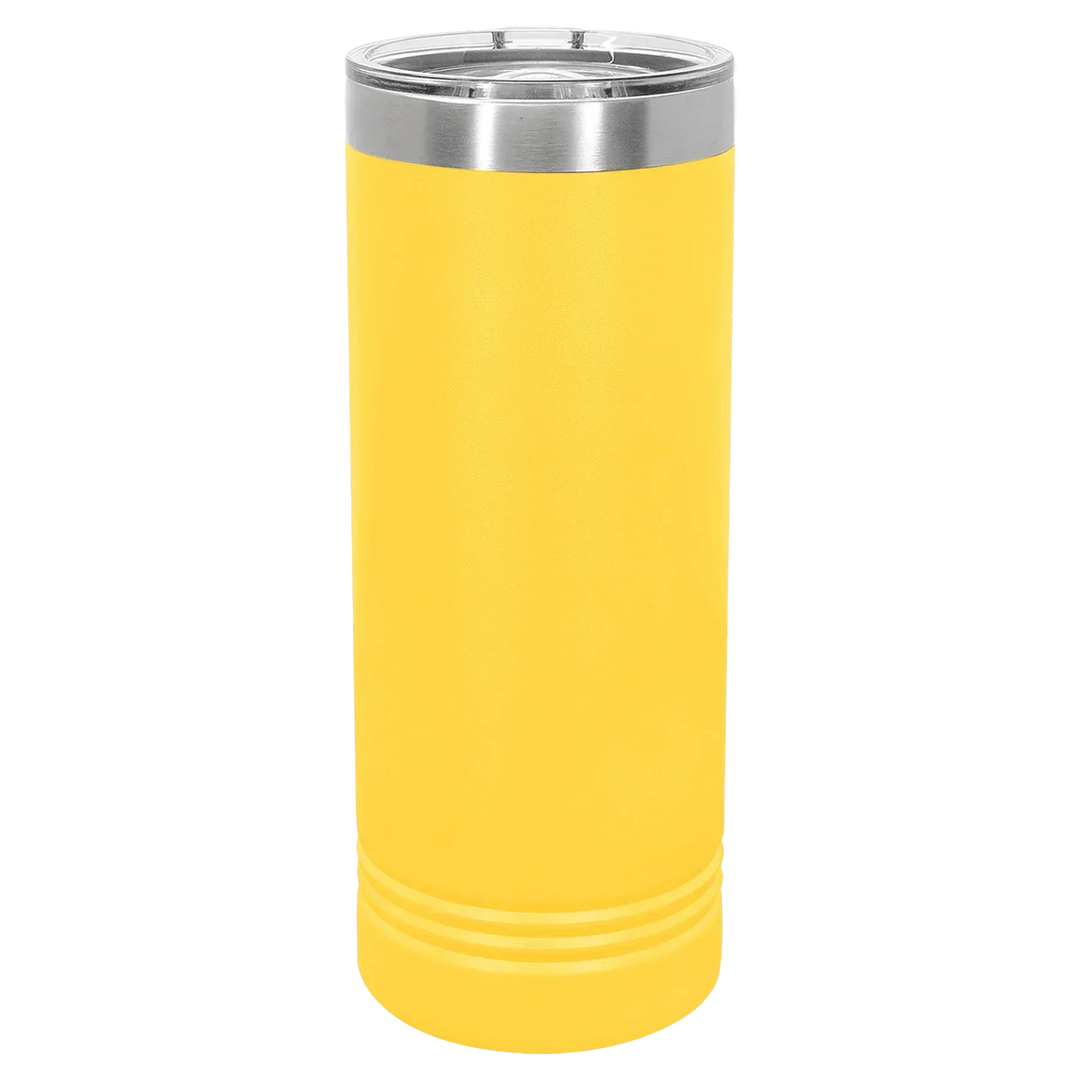 22 oz. Polar Camel Skinny Tumbler with Slider Lid – Stylish Insulated Drinkware Gift - iCustomLabel