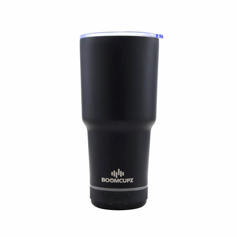 Custom Engraved Coastal Cupz Bluetooth Tumbler – 24oz Stainless Steel Insulated Speaker Cup