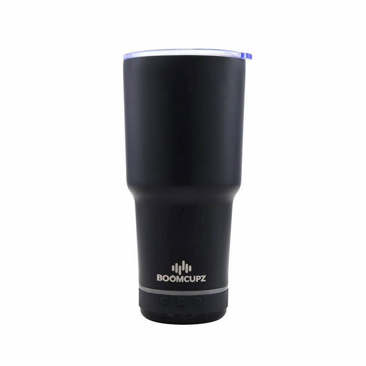 Custom Engraved Coastal Cupz Bluetooth Tumbler – 24oz Stainless Steel Insulated Speaker Cup