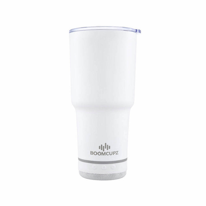 Custom Engraved Coastal Cupz Bluetooth Tumbler – 24oz Stainless Steel Insulated Speaker Cup
