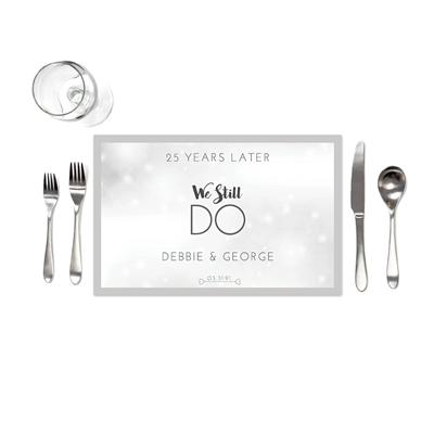 25th Anniversary Placemats