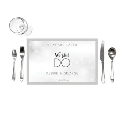 25th Anniversary Placemats