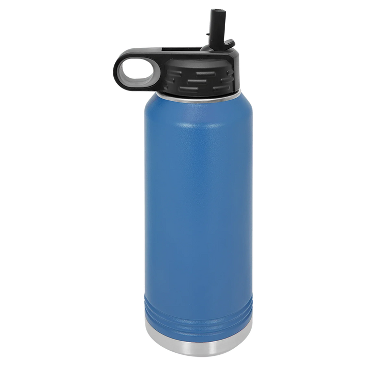 32 oz Water Bottle - Customizable Bottle with Flip Lid
