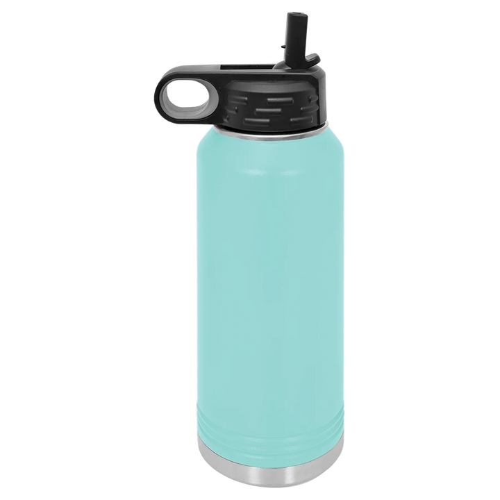32 oz Water Bottle - Customizable Bottle with Flip Lid