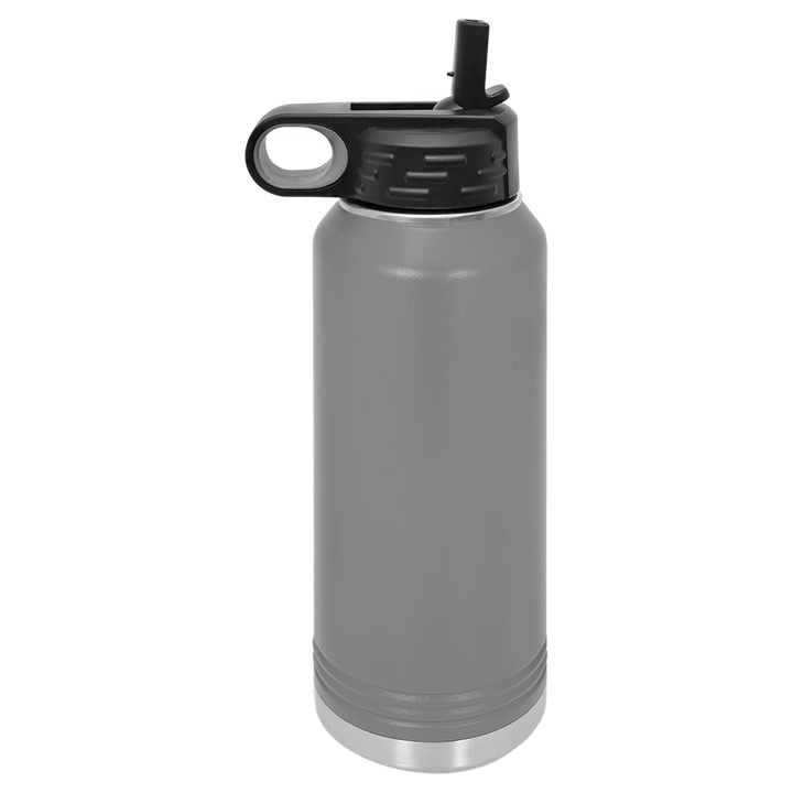 32 oz Water Bottle - Customizable Bottle with Flip Lid